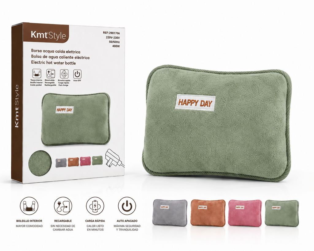 Bolsa de agua eléctrica HAPPY DAY