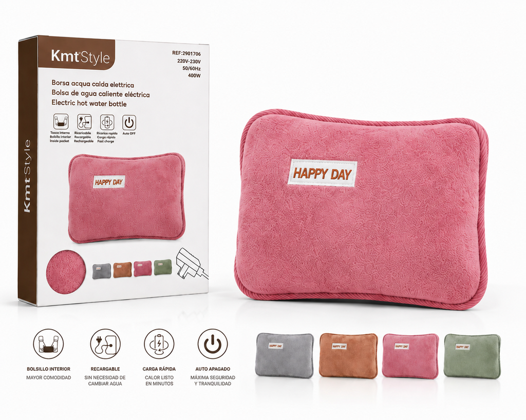 Bolsa de agua eléctrica HAPPY DAY